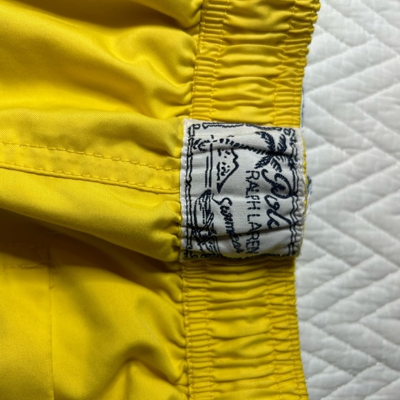 Ralph Lauren polo men’s swim trunks size small color yellow‎ - Picture 8 of 8